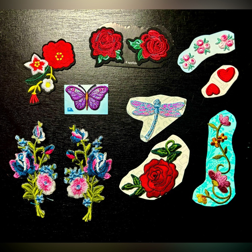 Embroidered Iron On Patches (X14) Miscellaneous